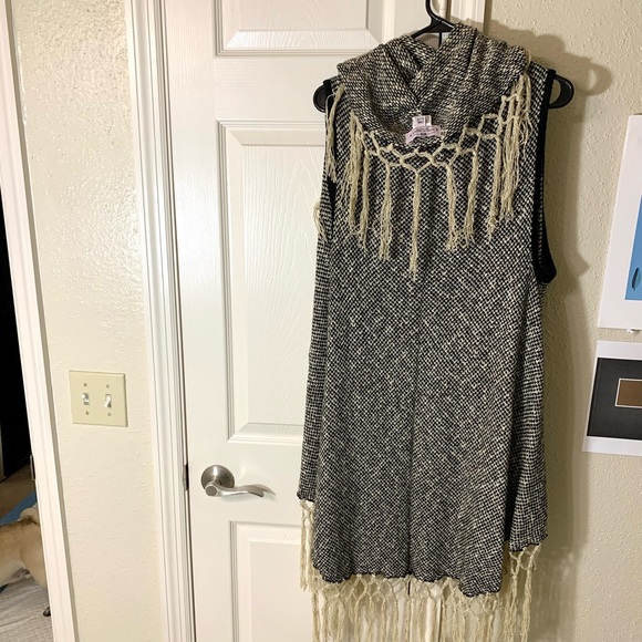Muche et Muchette Cardigan with Fringes - Picture 2 of 4